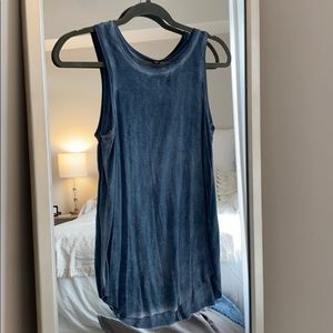 PAIGE Blue Washed Tank